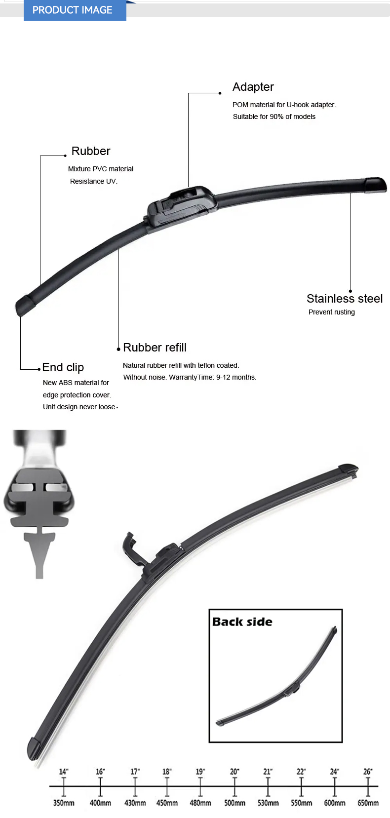 Car young soft wiper