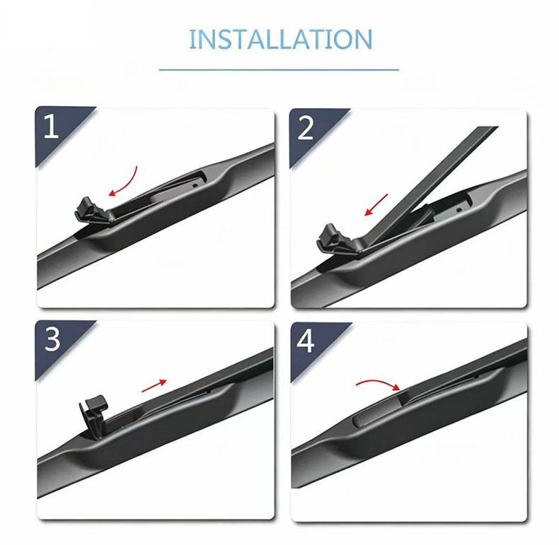 Car young hybrid U Hook wiper blade Car young hybrid U Hook wiper blade