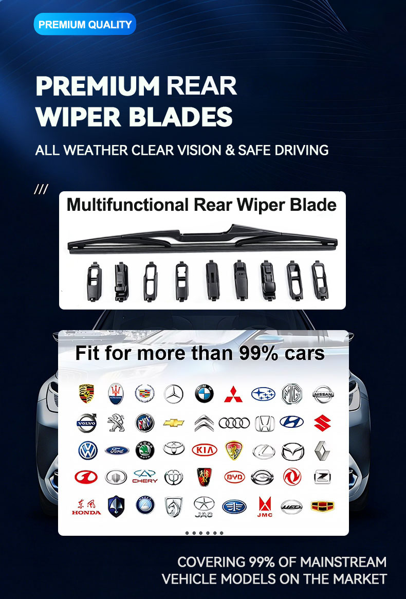Car young multifunctional rear wiper blade