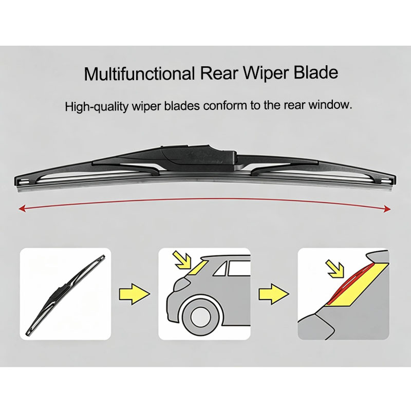 Car young multifunctional rear wiper blade