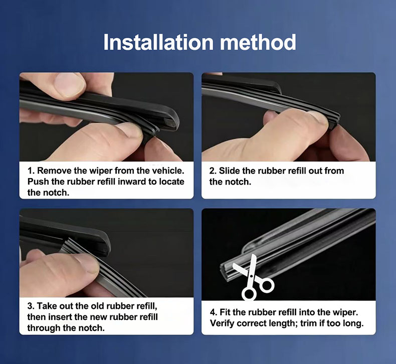 Car young soft wiper blade refill Car young soft wiper blade refill